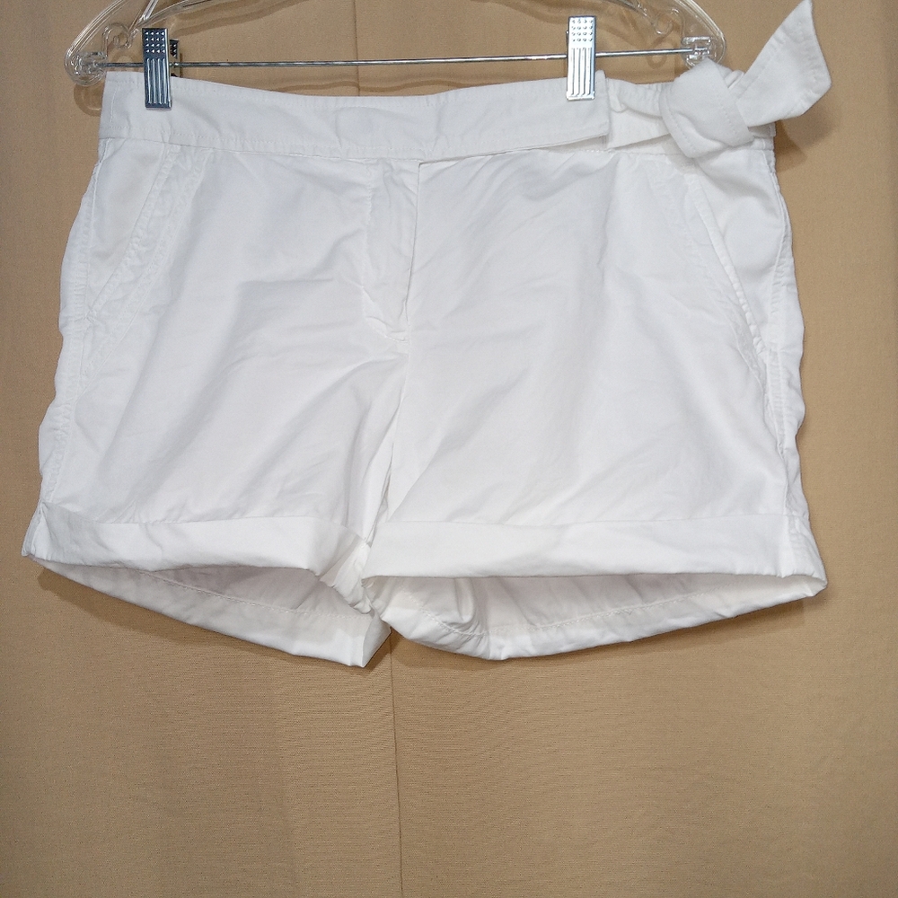 J Crew Women's White Shorts Size 10